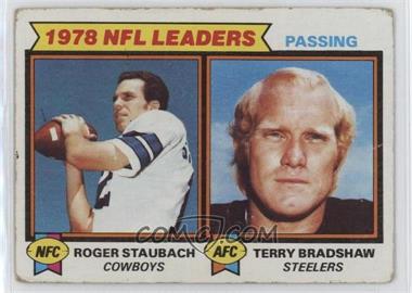 1979 Topps - [Base] #1 - Roger Staubach, Terry Bradshaw