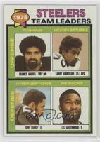 Franco Harris, Larry Anderson, Tony Dungy, L.C. Greenwood)