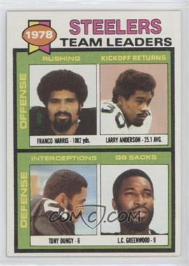 1979 Topps - [Base] #19 - Franco Harris, Larry Anderson, Tony Dungy, L.C. Greenwood)
