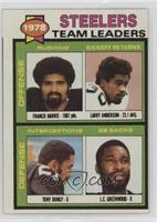 Franco Harris, Larry Anderson, Tony Dungy, L.C. Greenwood)