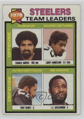 1979 Topps - [Base] #19 - Franco Harris, Larry Anderson, Tony Dungy, L.C. Greenwood)