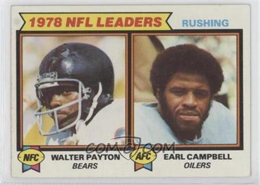 1979 Topps - [Base] #3 - Walter Payton, Earl Campbell