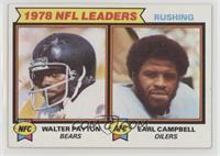 Walter Payton, Earl Campbell [Good to VG‑EX]