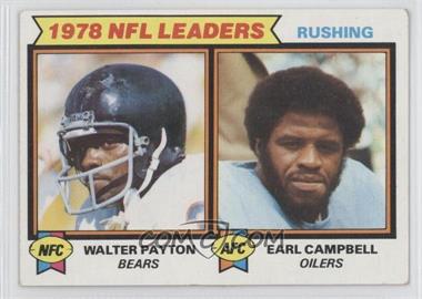 1979 Topps - [Base] #3 - Walter Payton, Earl Campbell [Good to VG‑EX]