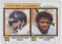 Walter Payton, Earl Campbell [Good to VG‑EX]