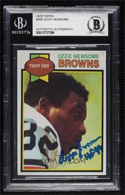 1979 Topps - [Base] #308 - Ozzie Newsome [BAS BGS Authentic]