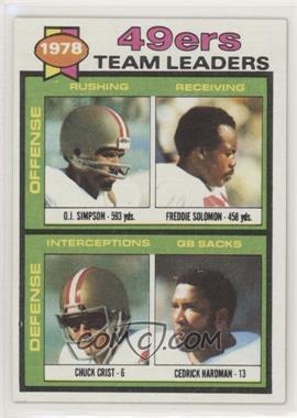 1979 Topps - [Base] #38 - O.J. Simpson, Chuck Crist, Freddie Solomon, Cedrick Hardman)