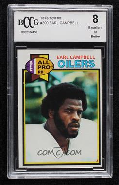 1979 Topps - [Base] #390 - Earl Campbell [BCCG 8 Excellent or Better]