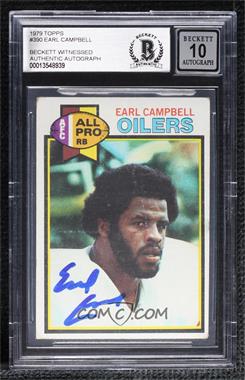 1979 Topps - [Base] #390 - Earl Campbell [BAS BGS Authentic]