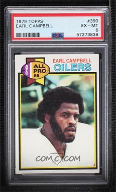 1979 Topps - [Base] #390 - Earl Campbell [PSA 6 EX‑MT]