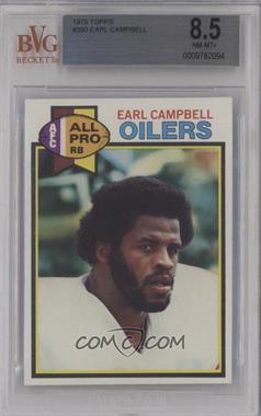 1979 Topps - [Base] #390 - Earl Campbell [BVG 8.5 NM‑MT+]