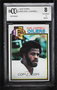1979 Topps - [Base] #390 - Earl Campbell [BCCG 8 Excellent or Better]