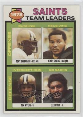 1979 Topps - [Base] #451 - Tony Galbreath, Henry Childs, Tom Myers, Elex Price)