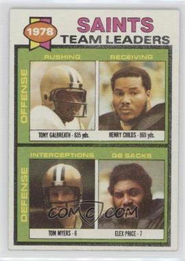 1979 Topps - [Base] #451 - Tony Galbreath, Henry Childs, Tom Myers, Elex Price)