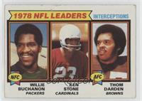 Willie Buchanon, Thom Darden, Ken Stone [Good to VG‑EX]