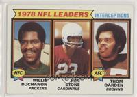 Willie Buchanon, Thom Darden, Ken Stone