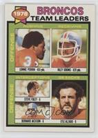 Lonnie Perrin, Riley Odoms, Steve Foley, Bernard Jackson, Lyle Alzado