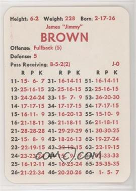 1980-89 APBA Football Great Teams of the Past - [Base] #_JIBR - Jim Brown