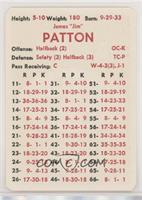 Jim Patton (Same Numbers 13 and 62)