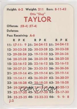1980-89 APBA Football Great Teams of the Past - [Base] #_OTTA - Otis Taylor