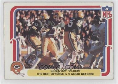 1980 Fleer NFL Team Action - [Base] #20 - Green Bay Packers The Best Offense is a Good Defense