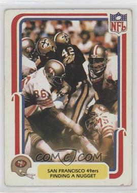 1980 Fleer NFL Team Action - [Base] #50 - San Francisco 49ers Finding a Nugget