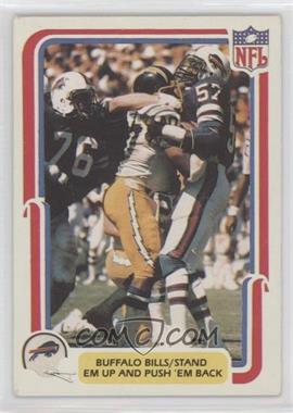 1980 Fleer NFL Team Action - [Base] #6 - Buffalo Bills Stand 'em Up and Push 'em Back