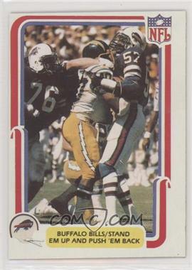 1980 Fleer NFL Team Action - [Base] #6 - Buffalo Bills Stand 'em Up and Push 'em Back