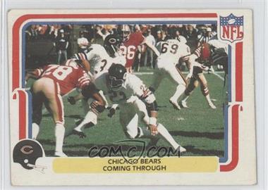 1980 Fleer NFL Team Action - [Base] #7 - Chicago Bears Coming Through [Good to VG‑EX]