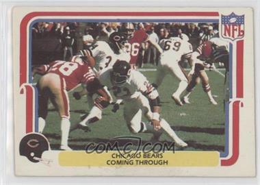 1980 Fleer NFL Team Action - [Base] #7 - Chicago Bears Coming Through [Poor to Fair]