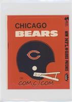 Chicago Bears Helmet (Red Border)
