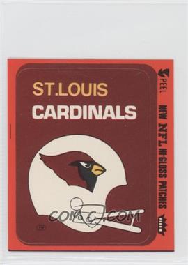 1980 Fleer Team Action Hi-Gloss Patches - [Base] #_STLH - St. Louis Cardinals Helmet
