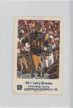 1980 Los Angeles Rams Police - [Base] #_LABR - Larry Brooks [Noted]