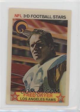 1980 Stop 'n Go NFL 3-D Football Stars - [Base] #6 - Fred Dryer [Good to VG‑EX]