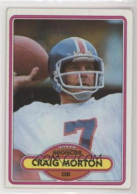 1980 Topps - [Base] #105 - Craig Morton