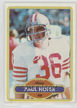 1980 Topps - [Base] #178 - Paul Hofer