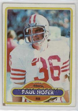 1980 Topps - [Base] #178 - Paul Hofer