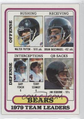 1980 Topps - [Base] #226 - Walter Payton, Brian Baschnagel, Gary Fencik, Terry Schmidt, Jim Osborne