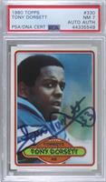 Tony Dorsett [PSA/DNA Encased]