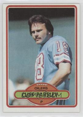 1980 Topps - [Base] #343 - Cliff Parsley