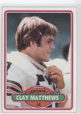 1980 Topps - [Base] #418 - Clay Matthews [Noted]