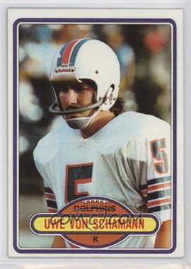 1980 Topps - [Base] #421 - Uwe von Schamann