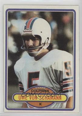 1980 Topps - [Base] #421 - Uwe von Schamann