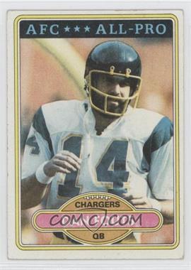 1980 Topps - [Base] #520 - Dan Fouts [Good to VG‑EX]