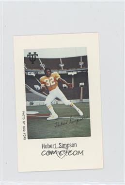 1980 University of Tennessee Volunteers Police - [Base] #_HUSI - Hubert Simpson