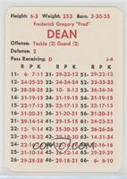 Fred Dean (Frederick Gregory; Offense)