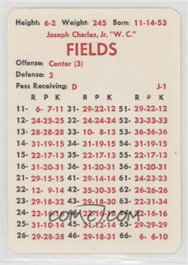 1981 APBA Football 1980 Season - [Base] #_JOFI.1 - Joe Fields