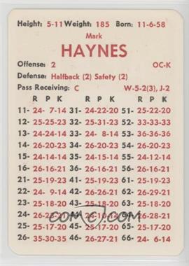 1981 APBA Football 1980 Season - [Base] #_MAHA.1 - Mark Haynes