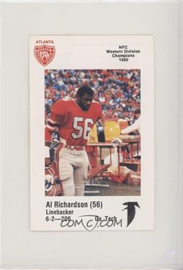 1981 Coca-Cola Atlanta Falcons Police - [Base] #56 - Al Richardson