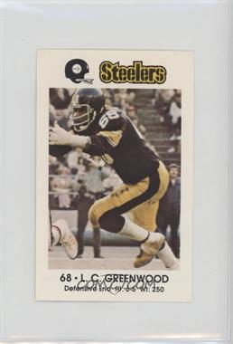 1981 Coca-Cola Pittsburgh Steelers Police - [Base] #68 - L.C. Greenwood